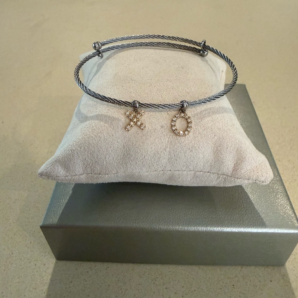 Alor Expressions Of Love "XO" Flex Diamond Bracelet